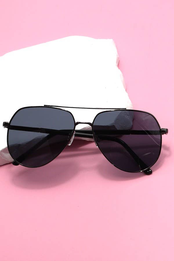 DOUBLE BRIDGE SUNGLASSES AVIATOR SET | 40SG814-12 Pack