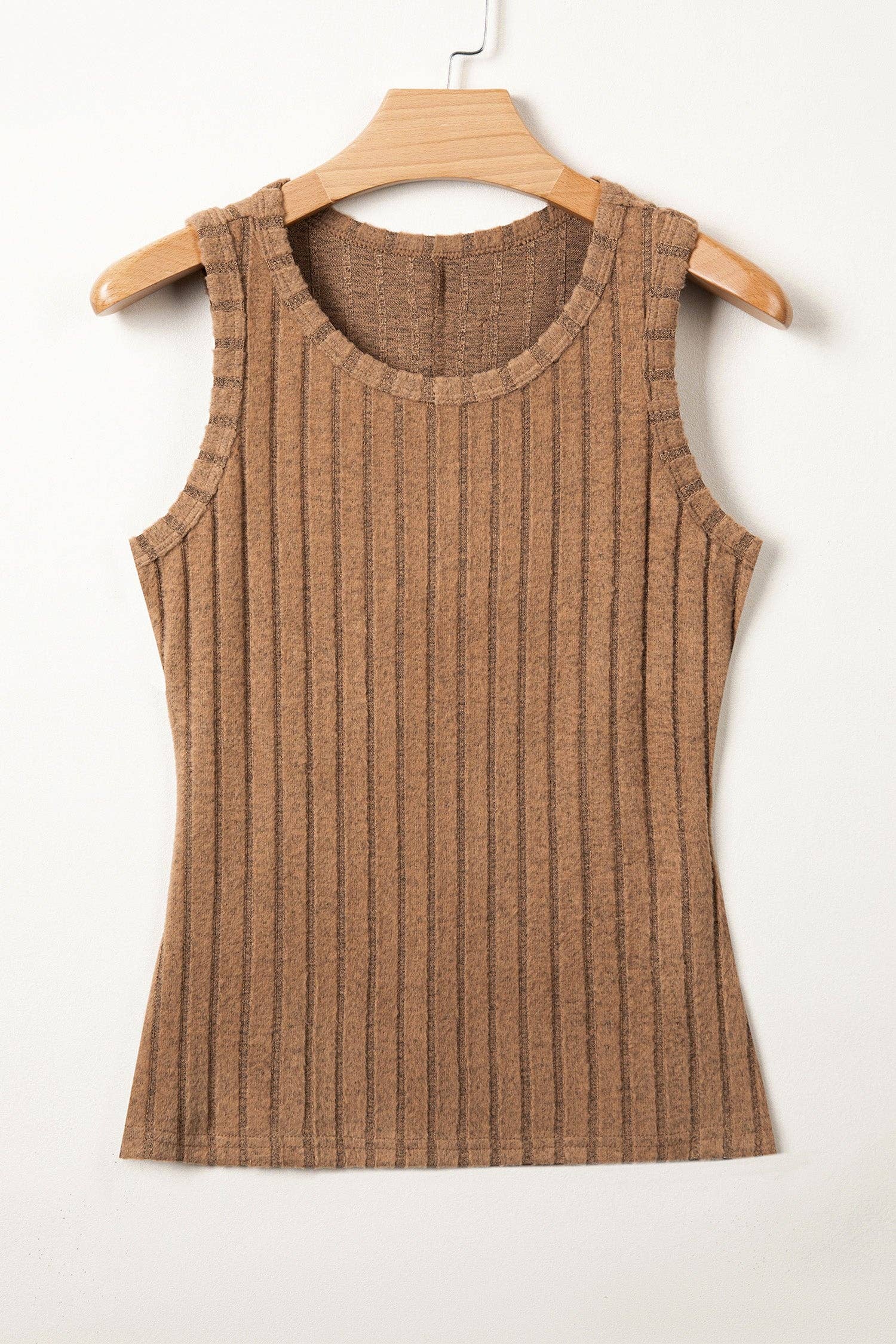 Slim Ribbed Mineral Wash Tank Top