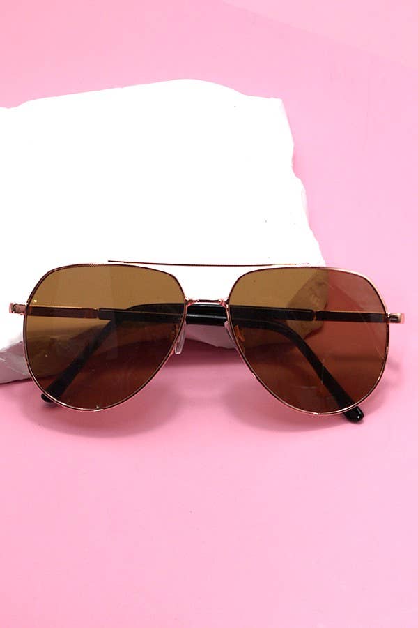 DOUBLE BRIDGE SUNGLASSES AVIATOR SET | 40SG814-12 Pack