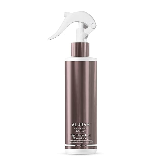 Aluram high-shine anti frizz blowout spray