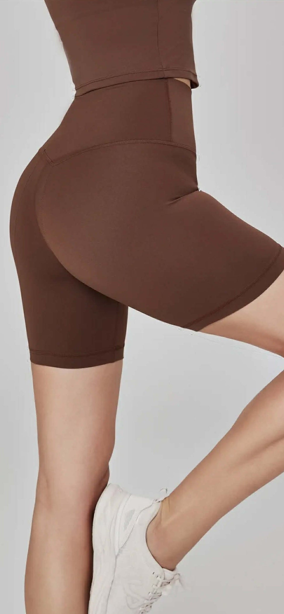 Luna High Waist Mid-Thigh Biker Short