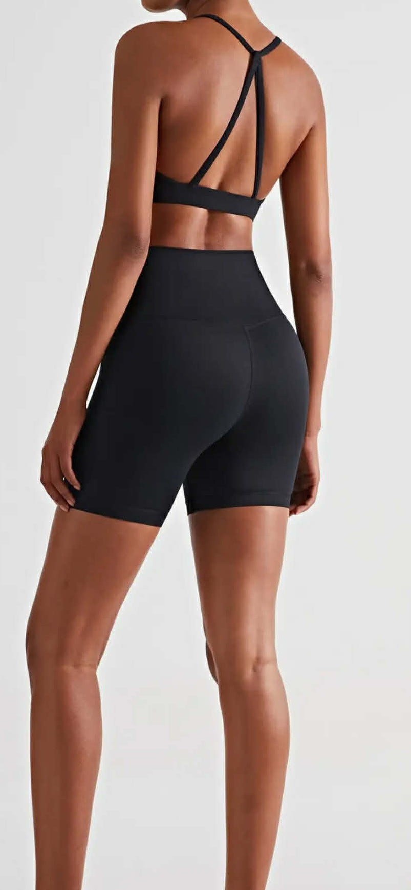 Luna High Waist Mid-Thigh Biker Short
