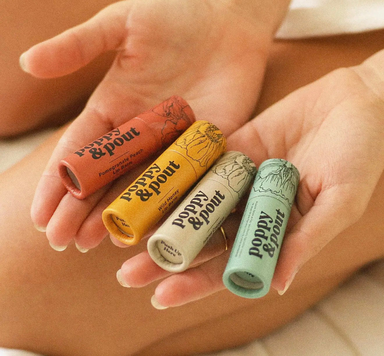 Poppy & Pout lip balm
